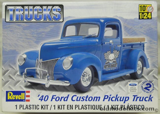 Revell 1/25 1940 Ford Pickup Truck Custom, 85-4928 plastic model kit